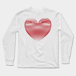 Calligraphic Heart Long Sleeve T-Shirt